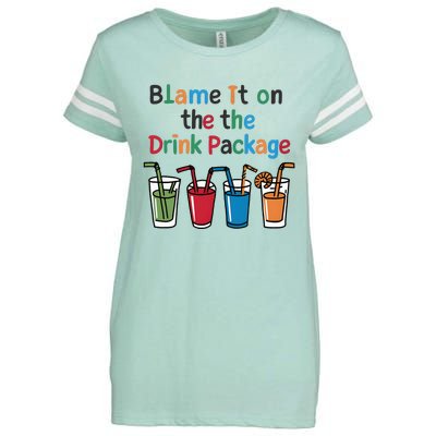 Cruise Booze Funny Summer Drink Package Cool Enza Ladies Jersey Football T-Shirt