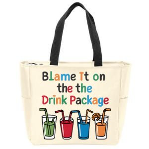 Cruise Booze Funny Summer Drink Package Cool Zip Tote Bag