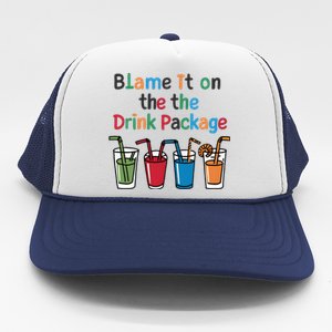 Cruise Booze Funny Summer Drink Package Cool Trucker Hat