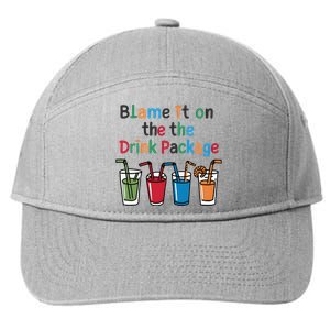 Cruise Booze Funny Summer Drink Package Cool 7-Panel Snapback Hat