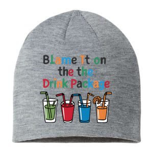 Cruise Booze Funny Summer Drink Package Cool Sustainable Beanie