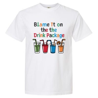 Cruise Booze Funny Summer Drink Package Cool Garment-Dyed Heavyweight T-Shirt