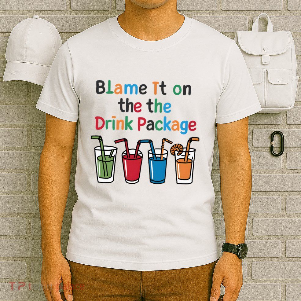 Cruise Booze Funny Summer Drink Package Cool T-Shirt