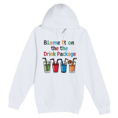 Cruise Booze Funny Summer Drink Package Cool Premium Pullover Hoodie