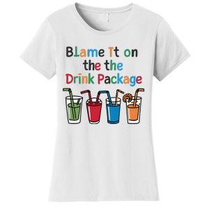 Cruise Booze Funny Summer Drink Package Cool Women's T-Shirt