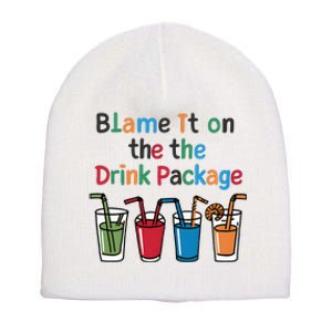 Cruise Booze Funny Summer Drink Package Cool Short Acrylic Beanie