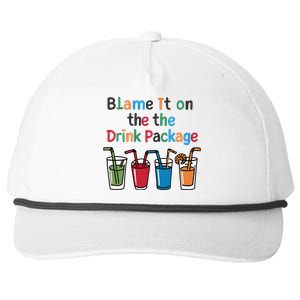 Cruise Booze Funny Summer Drink Package Cool Snapback Five-Panel Rope Hat