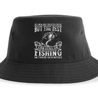 Cute Birthday Fishing All Equal Fishing In The Seventies Sustainable Bucket Hat