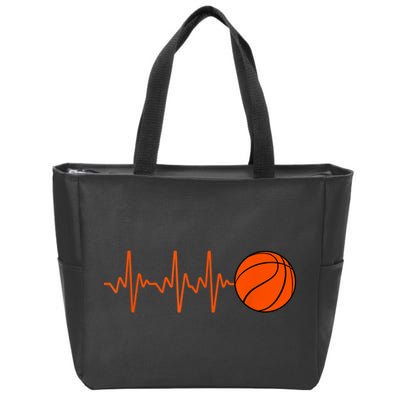 Cool Basketball For Men Women Player Coach Team Sports Lover Zip Tote Bag