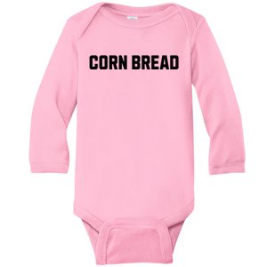 Corn Bread Funny Costume Halloween Baby Long Sleeve Bodysuit