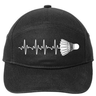 Cool Badminton For Men Women Shuttlecock Sports Team Player 7-Panel Snapback Hat