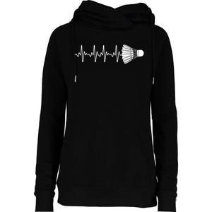 Cool Badminton For Men Women Shuttlecock Sports Team Player Womens Funnel Neck Pullover Hood