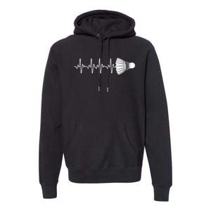 Cool Badminton For Men Women Shuttlecock Sports Team Player Premium Hoodie