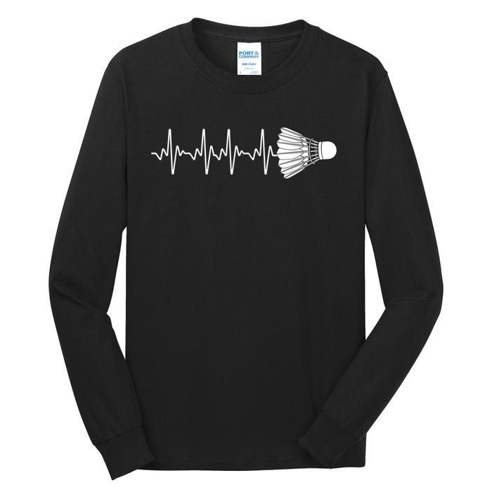 Cool Badminton For Men Women Shuttlecock Sports Team Player Tall Long Sleeve T-Shirt