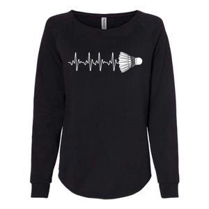 Cool Badminton For Men Women Shuttlecock Sports Team Player Womens California Wash Sweatshirt