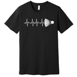 Cool Badminton For Men Women Shuttlecock Sports Team Player Premium T-Shirt