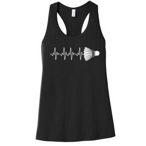 Cool Badminton For Men Women Shuttlecock Sports Team Player Women's Racerback Tank