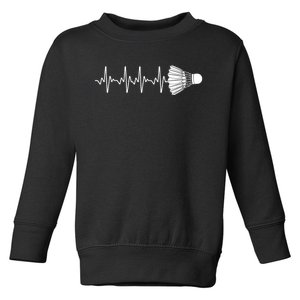 Cool Badminton For Men Women Shuttlecock Sports Team Player Toddler Sweatshirt