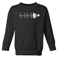 Cool Badminton For Men Women Shuttlecock Sports Team Player Toddler Sweatshirt