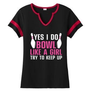 Cute Bowling For Women Bowler Spare Me Ladies Bowling Ladies Halftime Notch Neck Tee