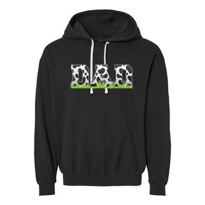 Cow Birthday Family Matching gift Fathers Day Garment-Dyed Fleece Hoodie