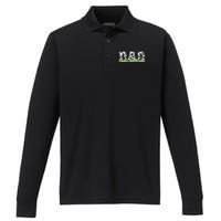 Cow Birthday Family Matching gift Fathers Day Performance Long Sleeve Polo