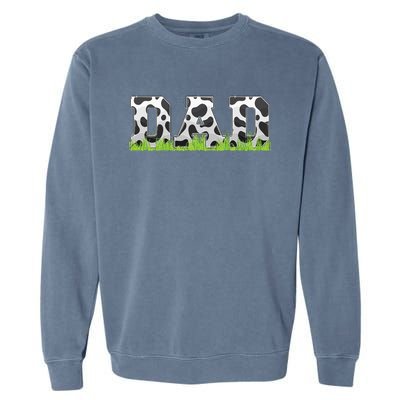 Cow Birthday Family Matching gift Fathers Day Garment-Dyed Sweatshirt