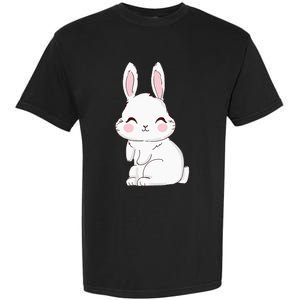 Cute Bunny Face Tie Dye Glasses Easter Day Garment-Dyed Heavyweight T-Shirt