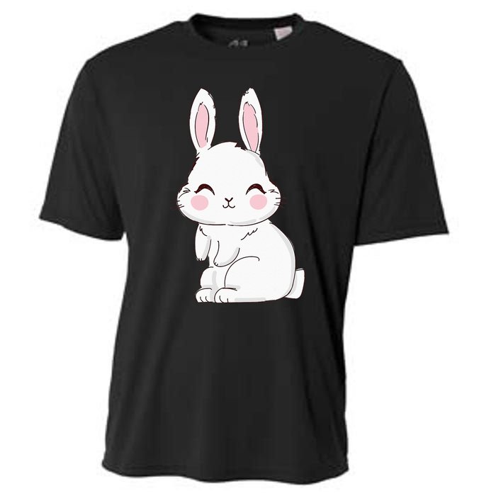 Cute Bunny Face Tie Dye Glasses Easter Day Cooling Performance Crew T-Shirt