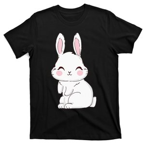 Cute Bunny Face Tie Dye Glasses Easter Day T-Shirt