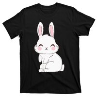 Cute Bunny Face Tie Dye Glasses Easter Day T-Shirt