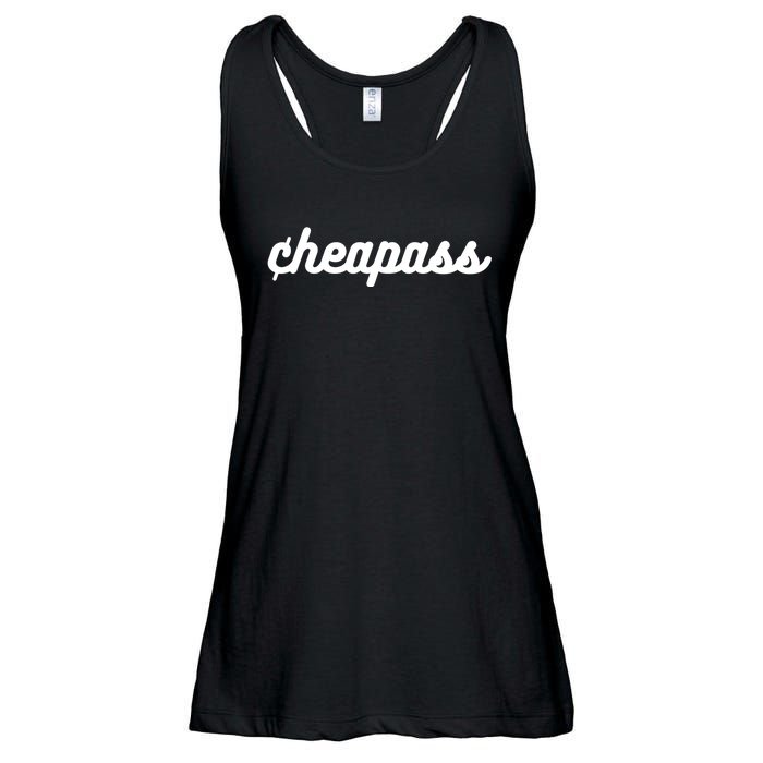 Cheapass Budget Friendly Penny Pincher Thifty Cheap Funny Ladies Essential Flowy Tank