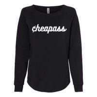 Cheapass Budget Friendly Penny Pincher Thifty Cheap Funny Womens California Wash Sweatshirt