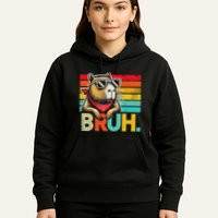 Capybara Bruh Funny Graphic Funny Capybara Hoodie