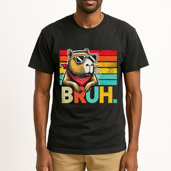 Capybara Bruh Funny Graphic Funny Capybara Tall T-Shirt
