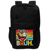 Capybara Bruh Funny Graphic Funny Capybara Impact Tech Backpack