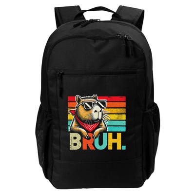 Capybara Bruh Funny Graphic Funny Capybara Daily Commute Backpack