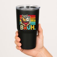 Capybara Bruh Funny Graphic Funny Capybara Tumbler