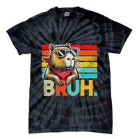 Capybara Bruh Funny Graphic Funny Capybara Tie-Dye T-Shirt