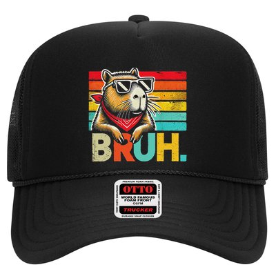 Capybara Bruh Funny Graphic Funny Capybara Hat