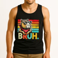 Capybara Bruh Funny Graphic Funny Capybara Tank Top