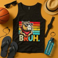 Capybara Bruh Funny Graphic Funny Capybara Tank Top