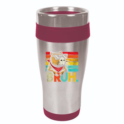 Capybara Bruh Funny Graphic Funny Capybara 16oz Travel Tumbler