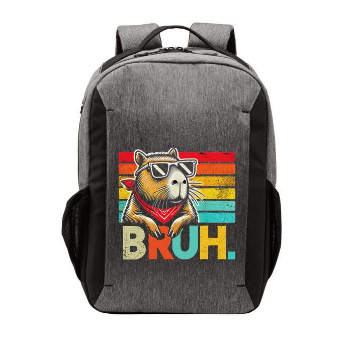 Capybara Bruh Funny Graphic Funny Capybara Vector Backpack