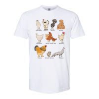 Chicken Breeds Farm Animals Day Support Local Farmer Softstyle CVC T-Shirt