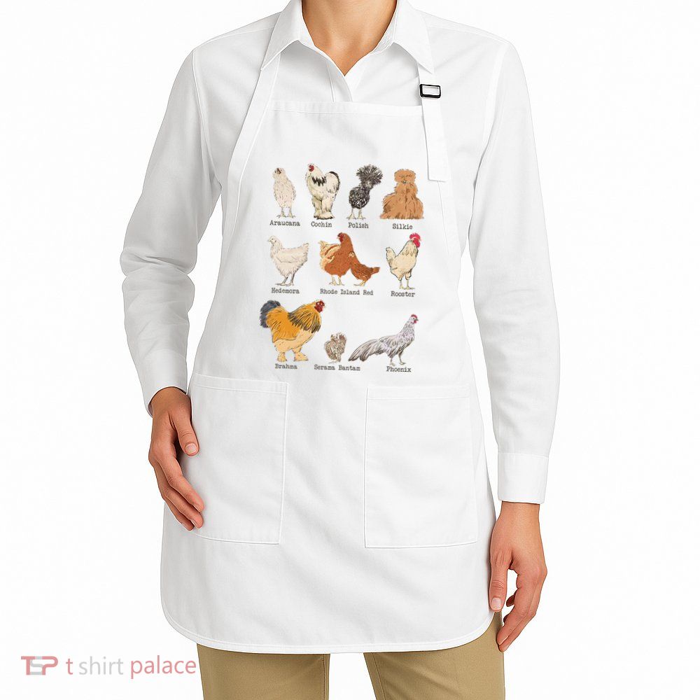 Chicken Breeds Farm Animals Day Support Local Farmer Apron