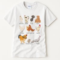 Chicken Breeds Farm Animals Day Support Local Farmer Tall T-Shirt