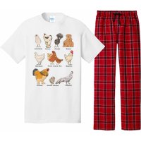 Chicken Breeds Farm Animals Day Support Local Farmer Pajama Set