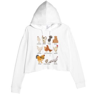 Chicken Breeds Farm Animals Day Support Local Farmer Crop Fleece Hoodie