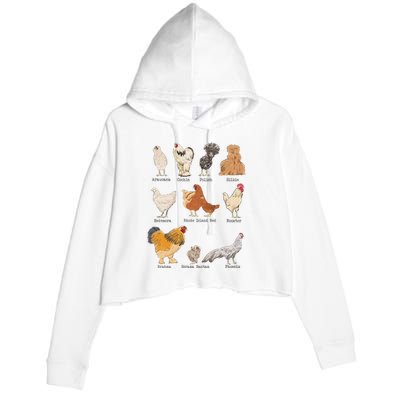 Chicken Breeds Farm Animals Day Support Local Farmer Crop Fleece Hoodie